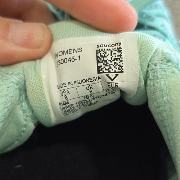 Saucony Versafoam Sway Mint Green Running Shoes - Size 8 - Picture 2 of 12